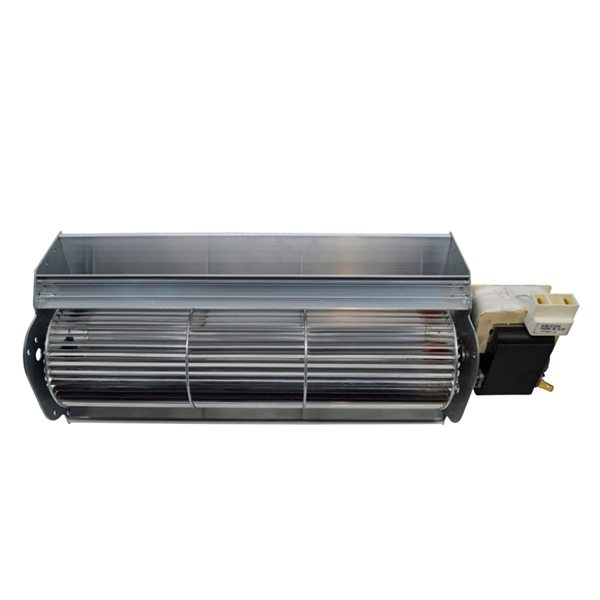 Warmluftgebläse / Tangentialventilator für Pelletofen - Länge 30 cm Durchmesser 8 cm